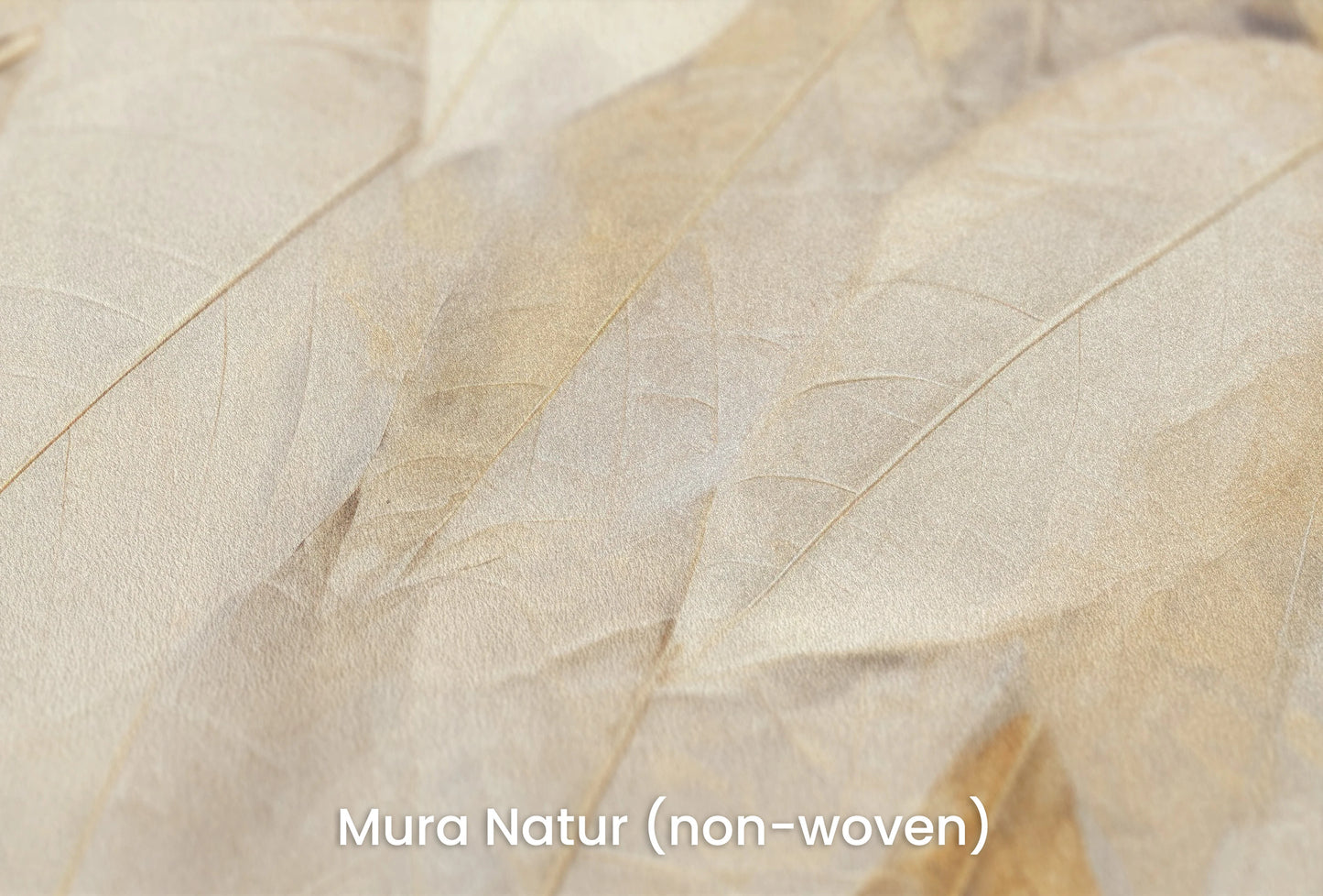 Zbliżenie na artystyczną fototapetę o nazwie Whisper of Nature na podłożu Mura Natur (non-woven) - naturalne i ekologiczne podłoże.