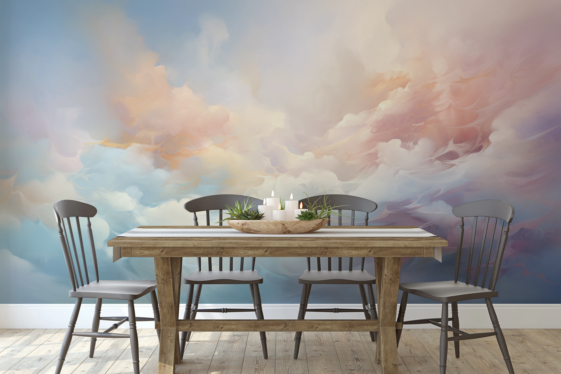 Fototapeta o nazwie Misty Pastels użyta w aranzacji wnętrza.