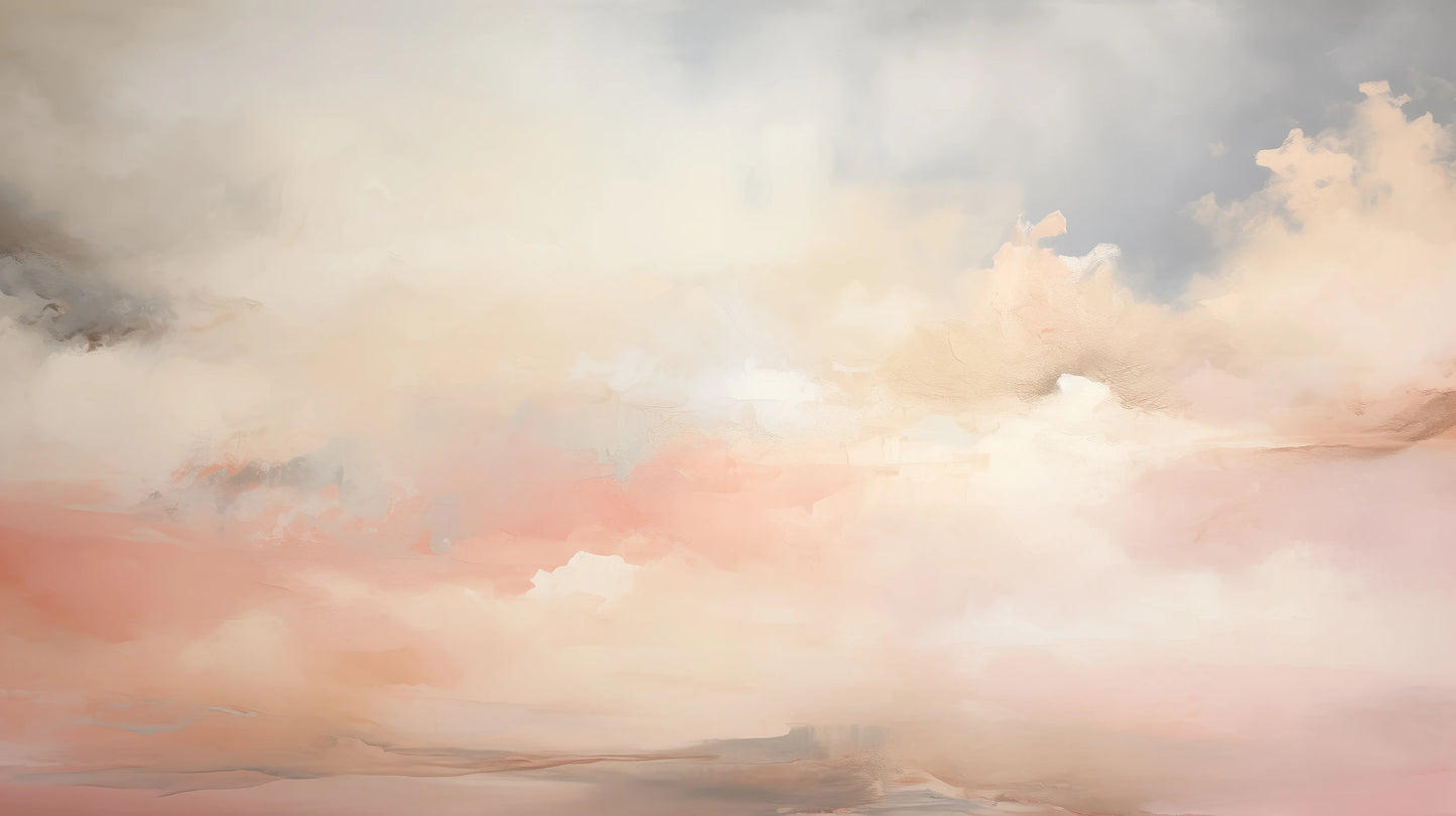 Prezentacja całego wzoru fototapety o nazwie Cotton Skies