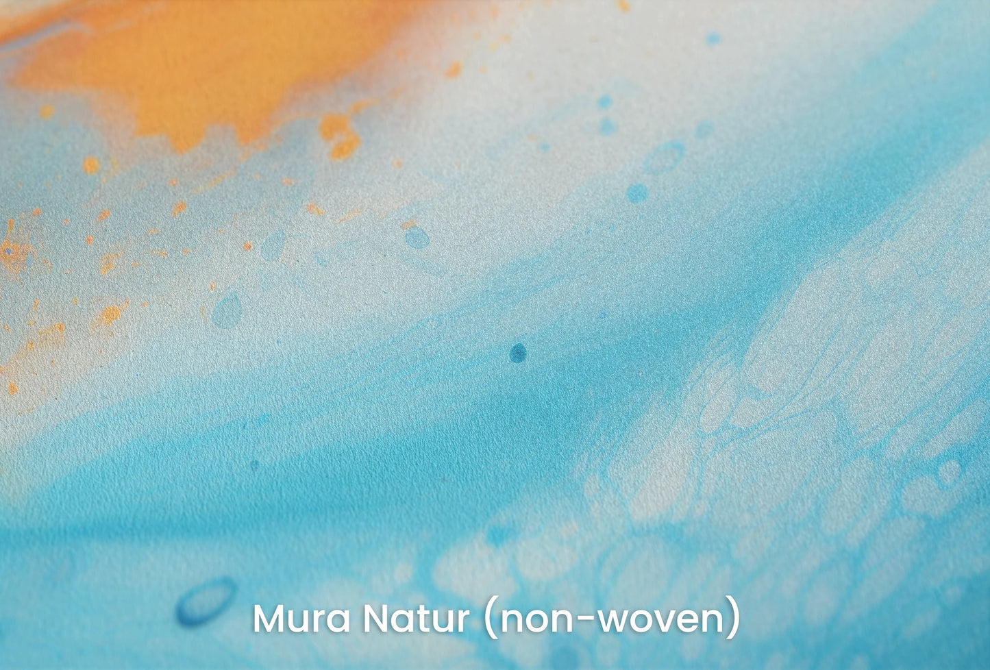 Zbliżenie na artystyczną fototapetę o nazwie Martian Surface na podłożu Mura Natur (non-woven) - naturalne i ekologiczne podłoże.