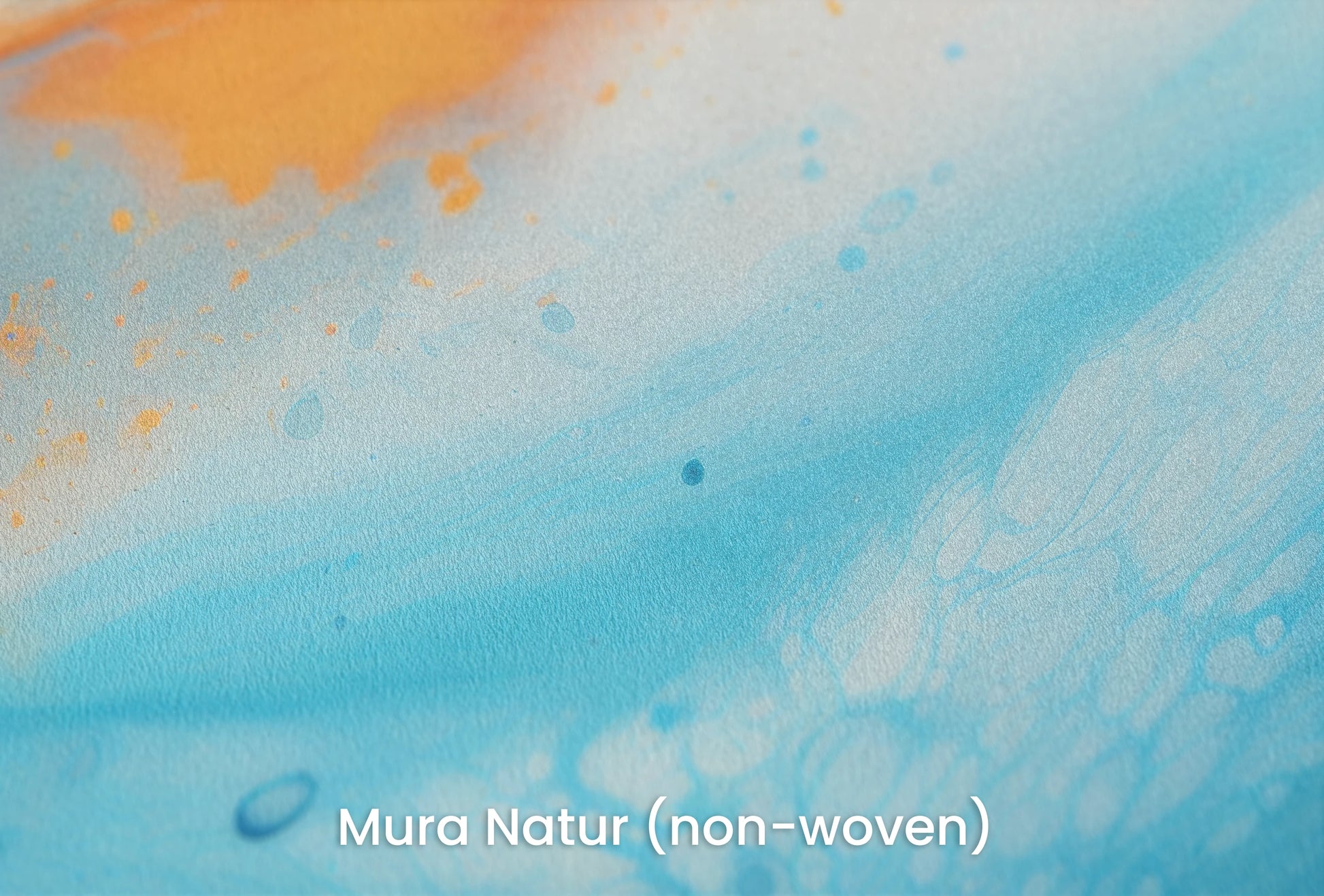 Zbliżenie na artystyczną fototapetę o nazwie Martian Surface na podłożu Mura Natur (non-woven) - naturalne i ekologiczne podłoże.