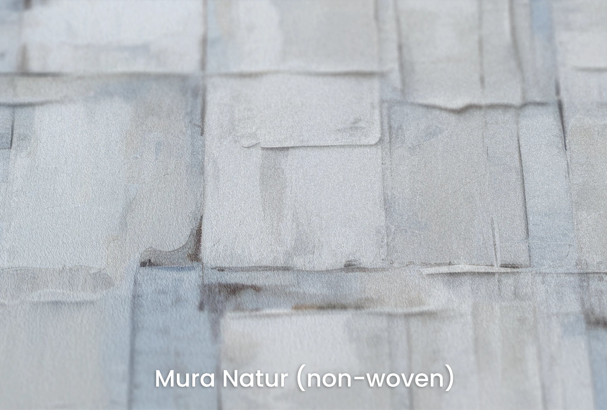 Zbliżenie na artystyczną fototapetę o nazwie Gentle Ice na podłożu Mura Natur (non-woven) - naturalne i ekologiczne podłoże.