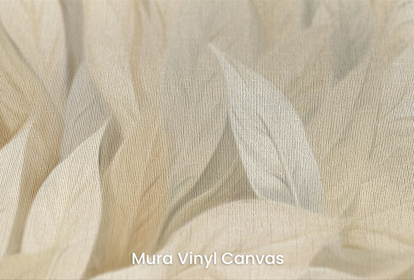 Zbliżenie na artystyczną fototapetę o nazwie Leafy Dreams na podłożu Mura Vinyl Canvas - faktura naturalnego płótna.