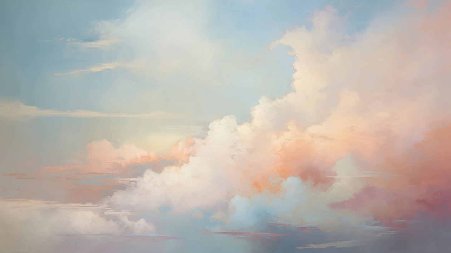 Prezentacja całego wzoru fototapety o nazwie Pastel Dream #2