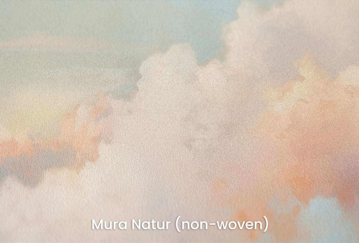 Zbliżenie na artystyczną fototapetę o nazwie Pastel Dream #2 na podłożu Mura Natur (non-woven) - naturalne i ekologiczne podłoże.