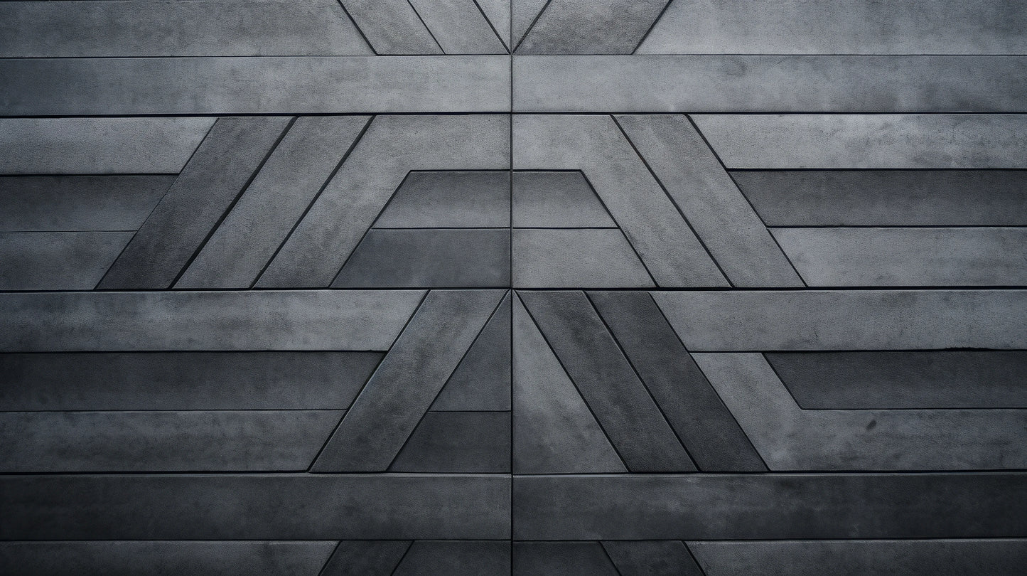 Prezentacja całego wzoru fototapety o nazwie Geometric Pathways