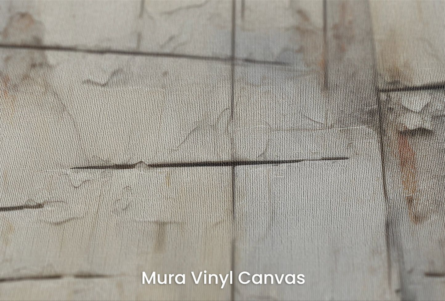 Zbliżenie na artystyczną fototapetę o nazwie Abstract Plaster na podłożu Mura Vinyl Canvas - faktura naturalnego płótna.