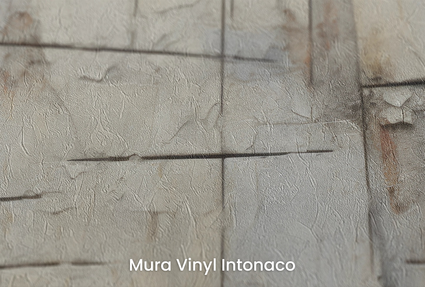 Zbliżenie na artystyczną fototapetę o nazwie Abstract Plaster na podłożu Mura Vinyl Intonaco - struktura tartego tynku.