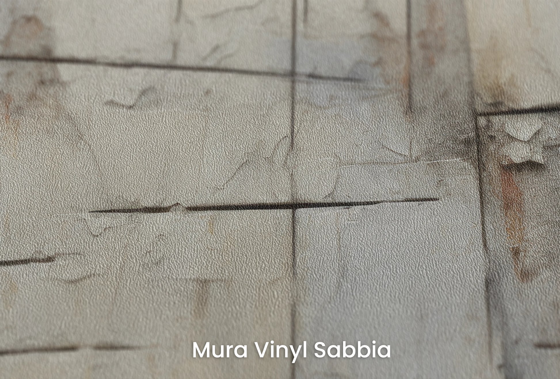Zbliżenie na artystyczną fototapetę o nazwie Abstract Plaster na podłożu Mura Vinyl Sabbia struktura grubego ziarna piasku.