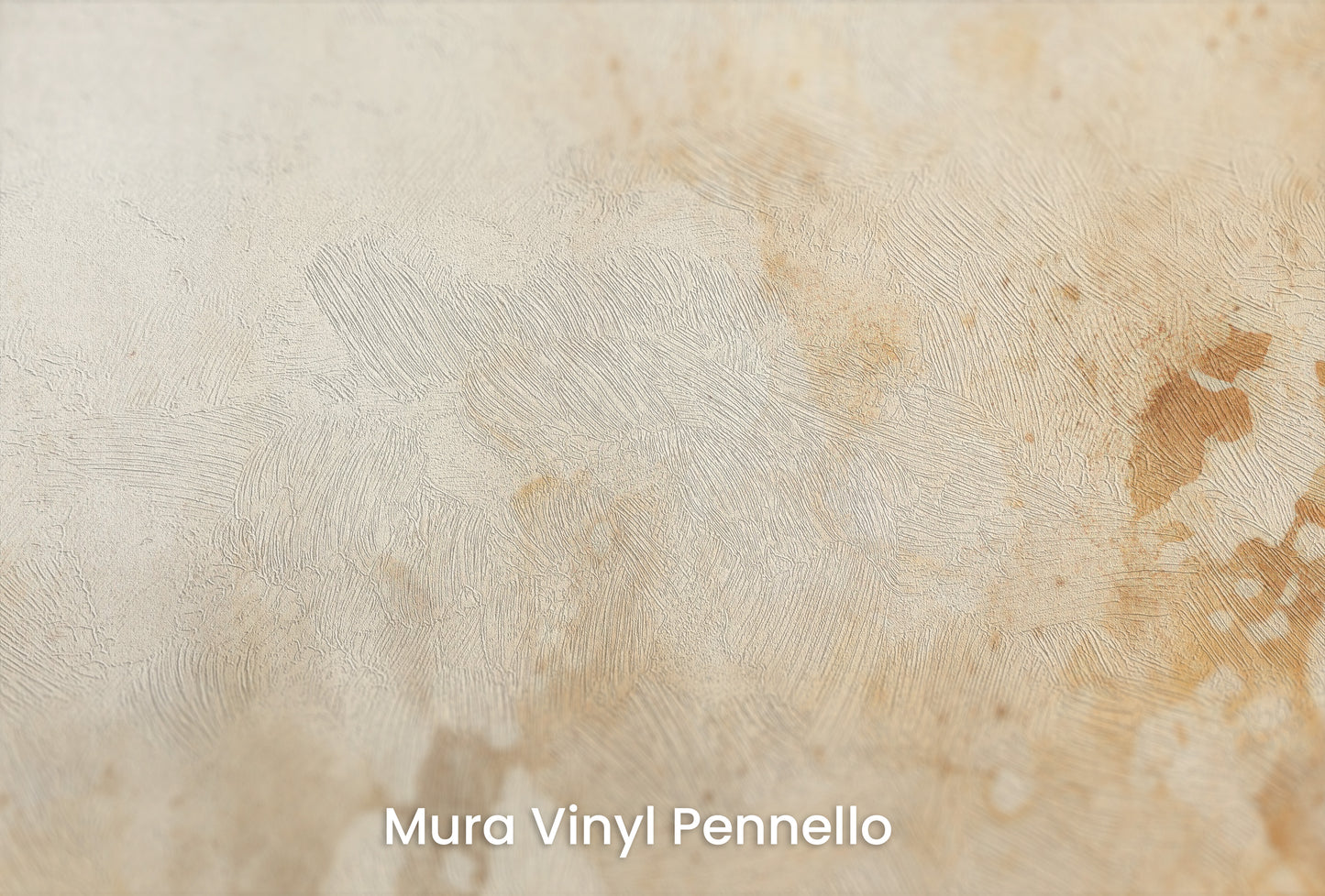 Zbliżenie na artystyczną fototapetę o nazwie TERRA CLOUDS ABSTRACTION na podłożu Mura Vinyl Pennello - faktura pociągnięć pędzla malarskiego.
