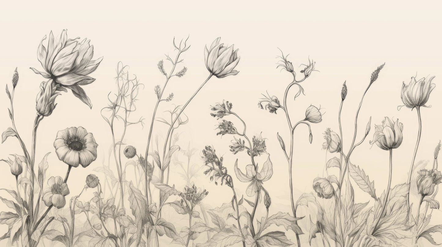 Prezentacja całego wzoru fototapety o nazwie Blossom Array