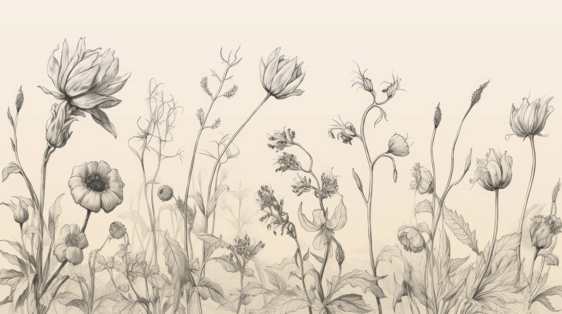 Prezentacja całego wzoru fototapety o nazwie Blossom Array