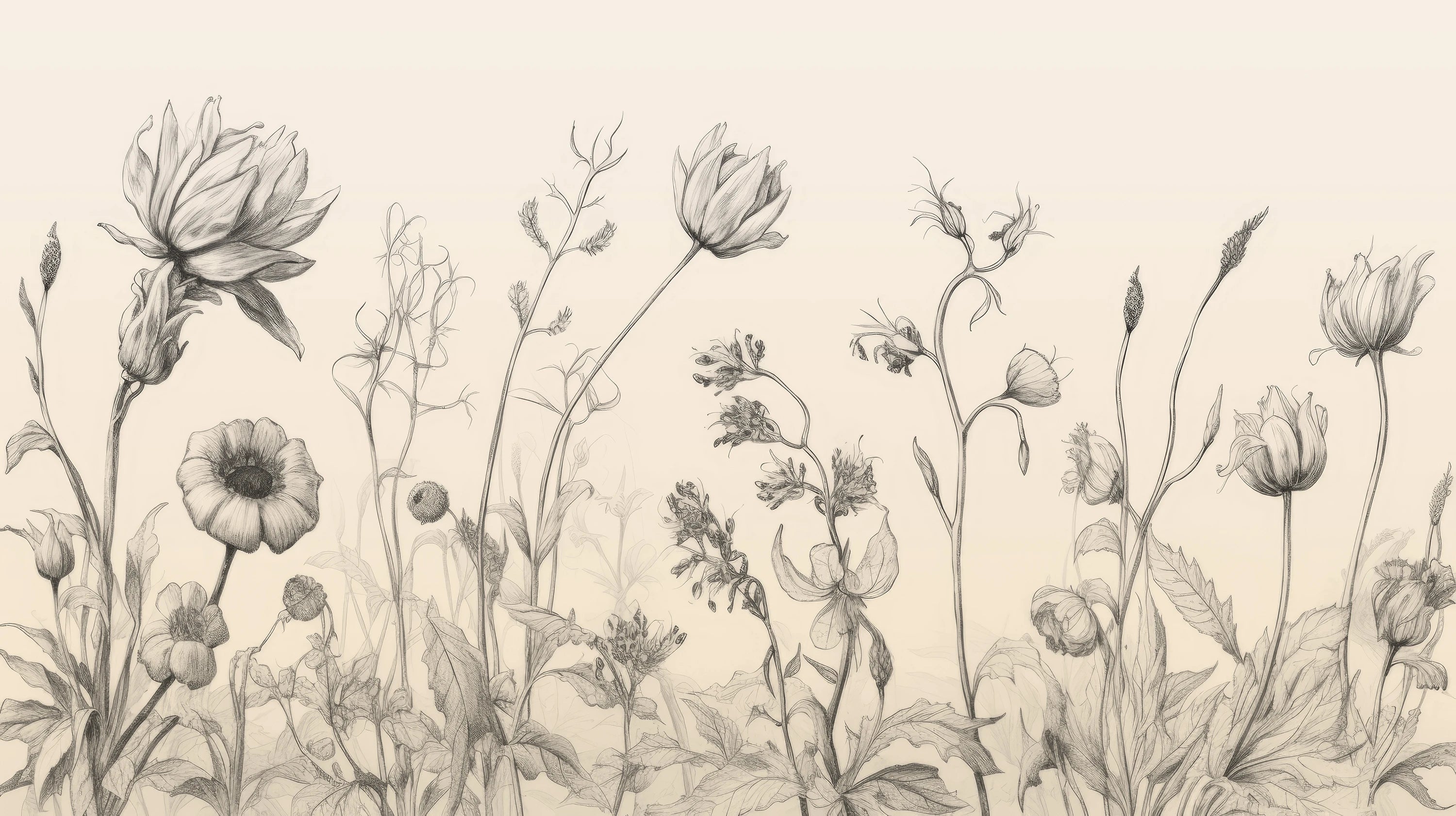 Mustervorschau: Prezentacja całego wzoru fototapety o nazwie Blossom Array