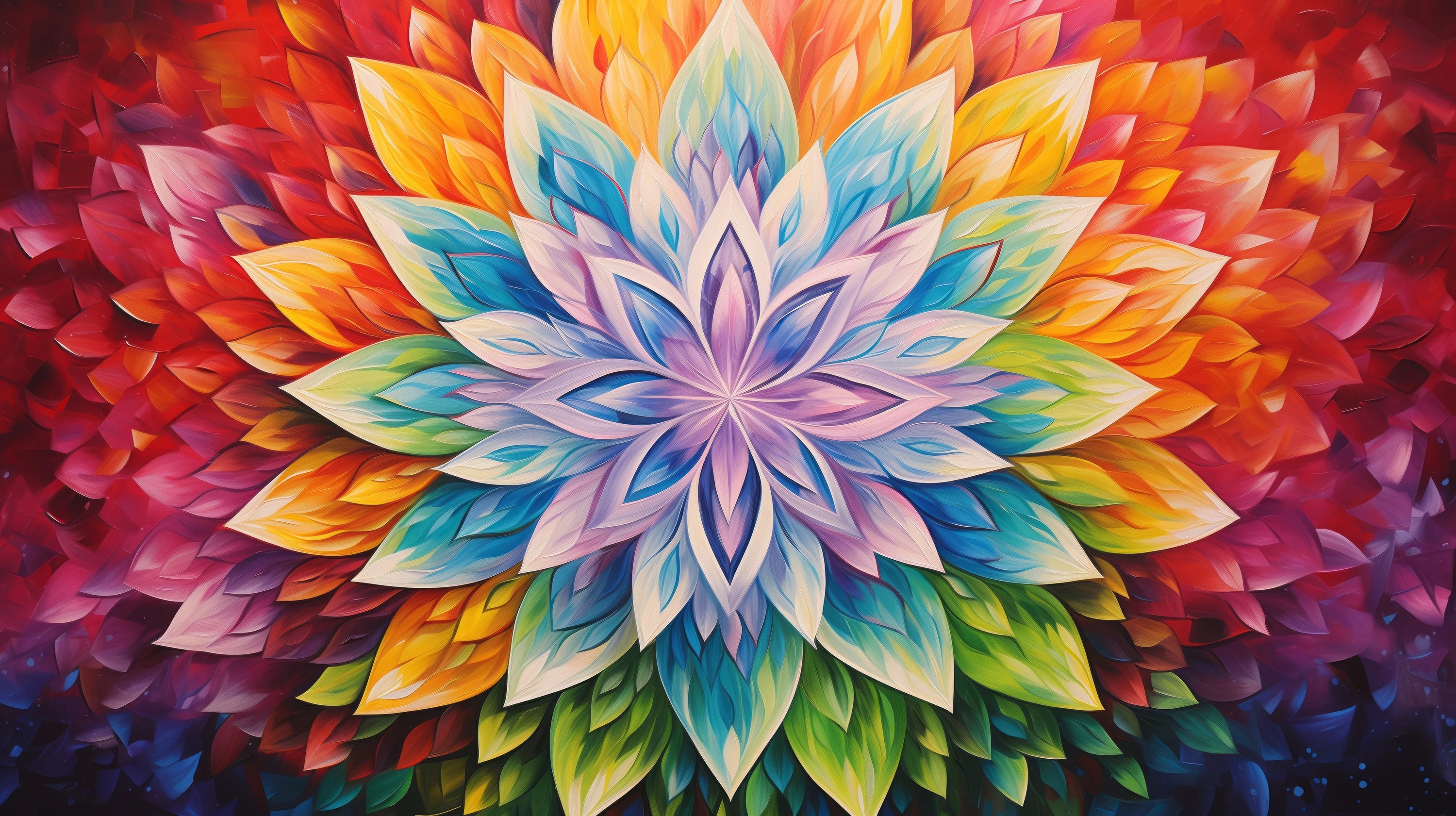 Mustervorschau: Prezentacja całego wzoru fototapety o nazwie Fiery Lotus