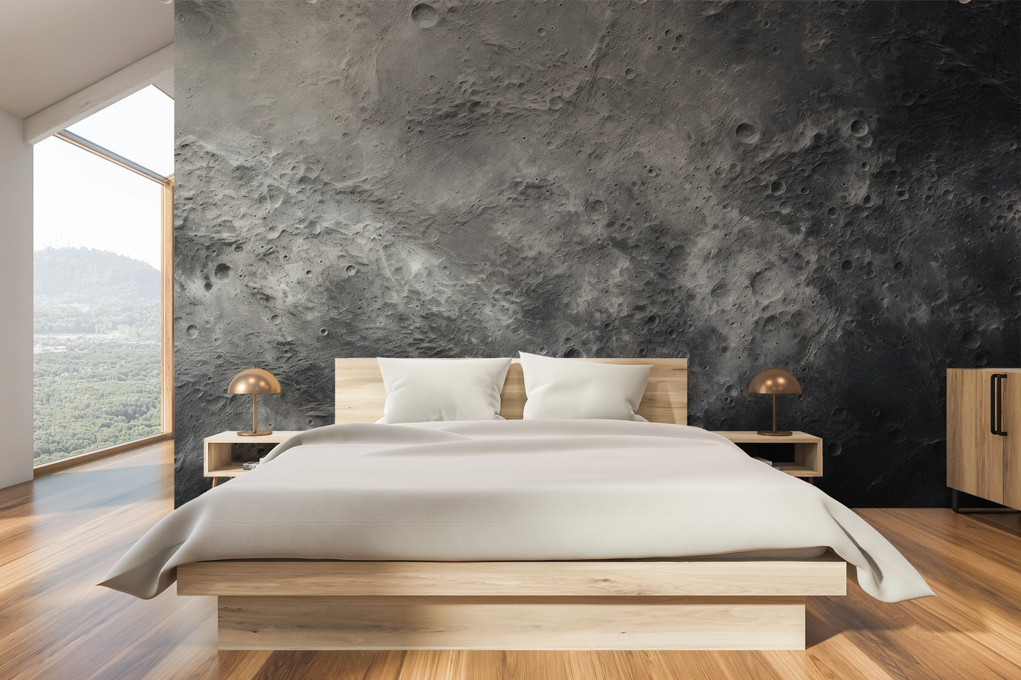 Fototapeta o nazwie Mercury's Texture użyta w aranzacji wnętrza.