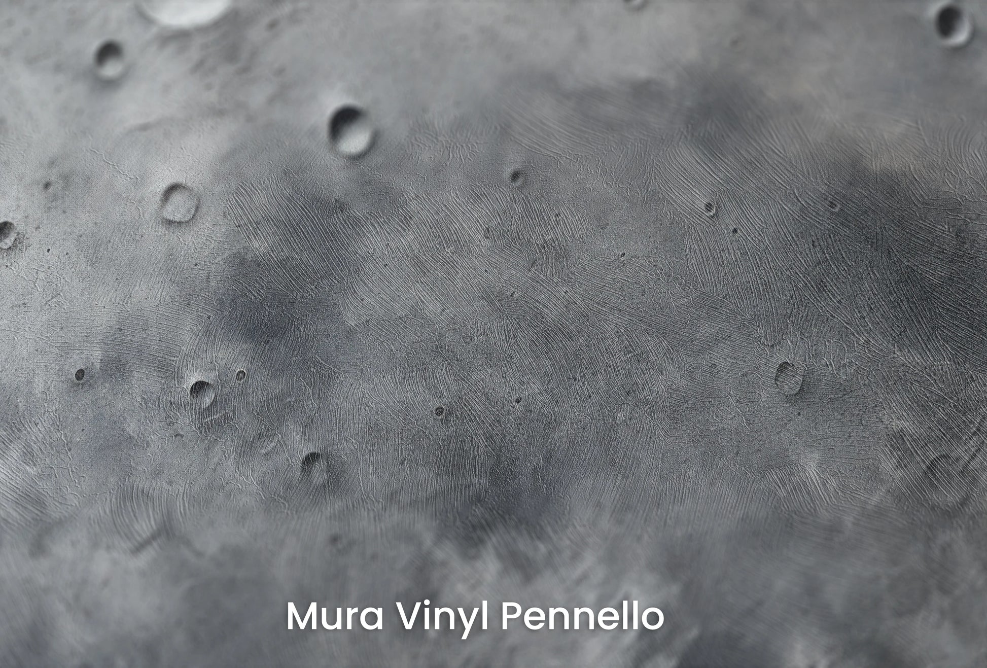 Zbliżenie na artystyczną fototapetę o nazwie Pluto's Mystery na podłożu Mura Vinyl Pennello - faktura pociągnięć pędzla malarskiego.