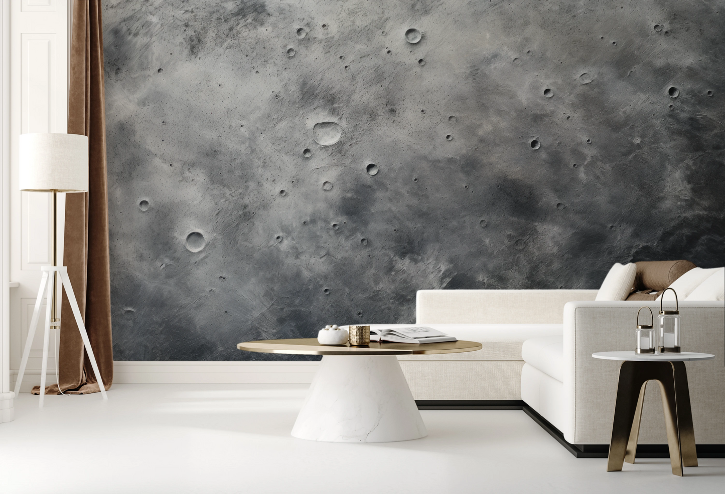 Fototapeta artystyczna o nazwie Pluto's Mystery pokazana w aranżacji wnętrza.