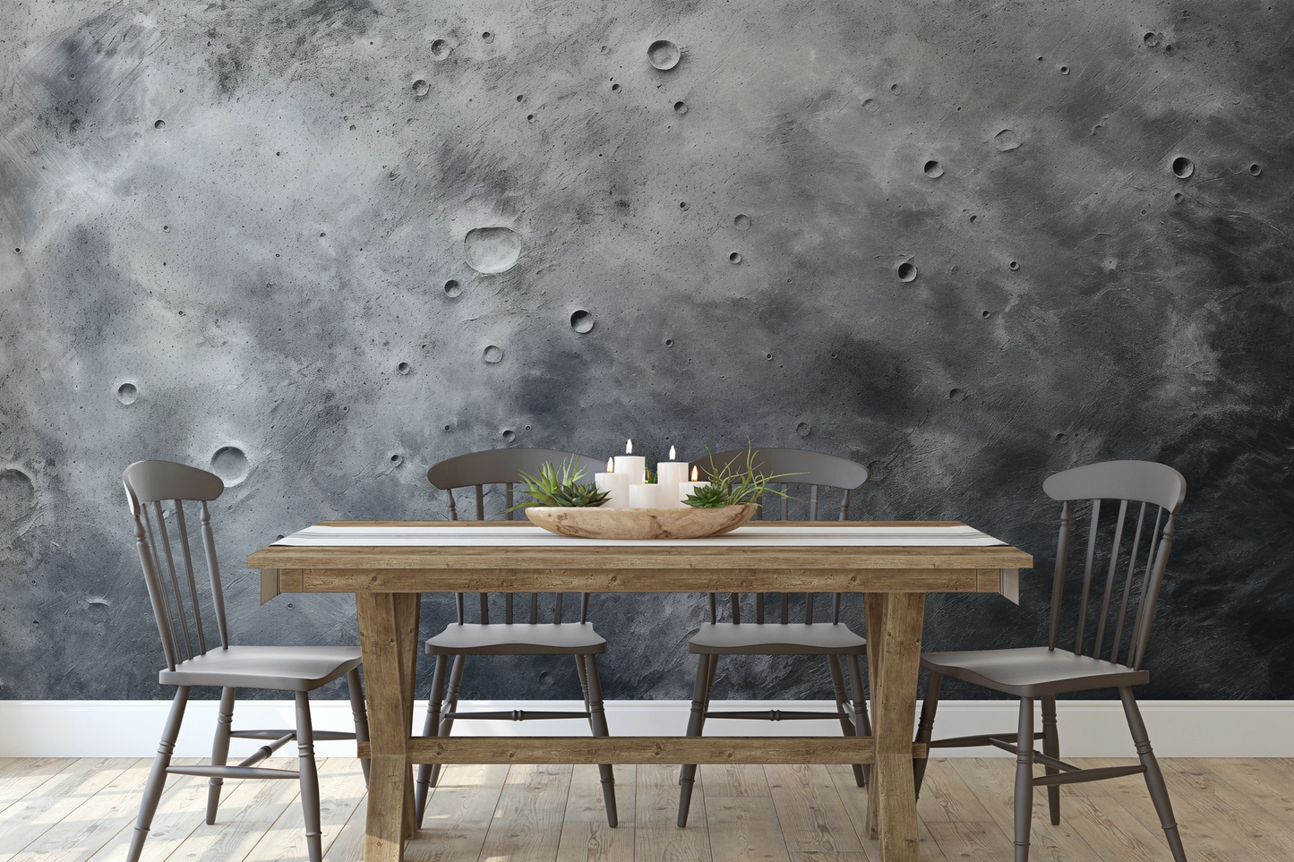 Fototapeta malowana o nazwie Pluto's Mystery pokazana w aranżacji wnętrza.