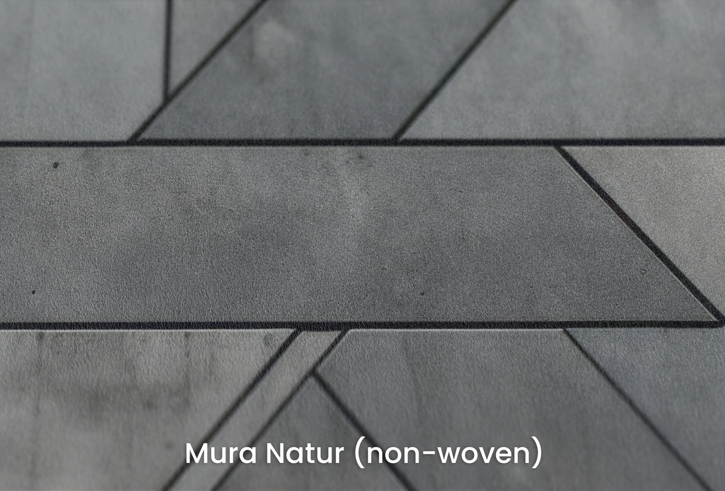 Zbliżenie na artystyczną fototapetę o nazwie Diagonal Harmony na podłożu Mura Natur (non-woven) - naturalne i ekologiczne podłoże.