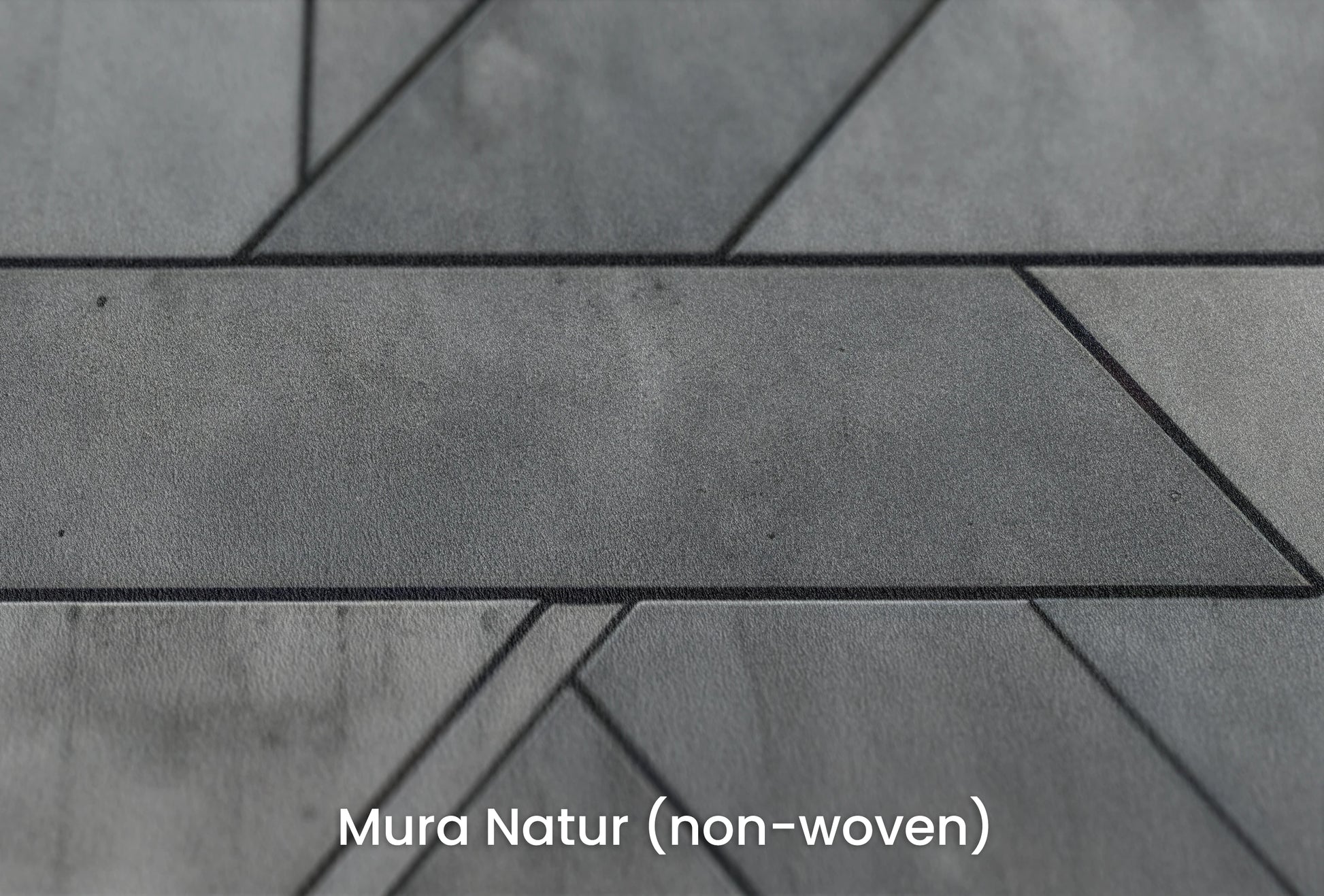Zbliżenie na artystyczną fototapetę o nazwie Diagonal Harmony na podłożu Mura Natur (non-woven) - naturalne i ekologiczne podłoże.