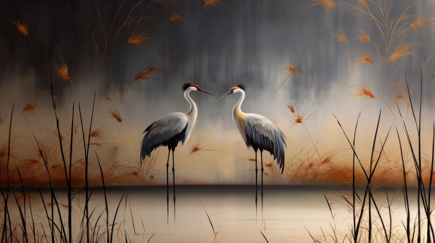 Prezentacja całego wzoru fototapety o nazwie Dusk Serenity