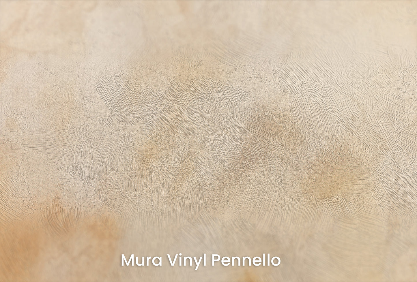 Zbliżenie na artystyczną fototapetę o nazwie ARCHAIC MAP OF DREAMS na podłożu Mura Vinyl Pennello - faktura pociągnięć pędzla malarskiego.