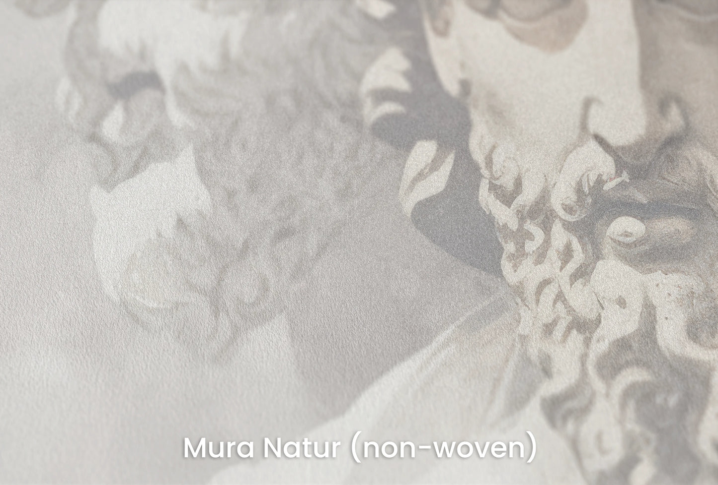 Zbliżenie na artystyczną fototapetę o nazwie Marble Discourse na podłożu Mura Natur (non-woven) - naturalne i ekologiczne podłoże.