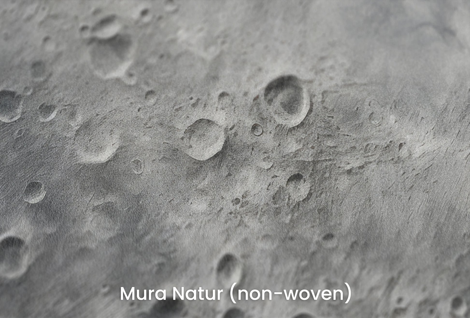 Zbliżenie na artystyczną fototapetę o nazwie Moon's Monochrome 2 na podłożu Mura Natur (non-woven) - naturalne i ekologiczne podłoże.
