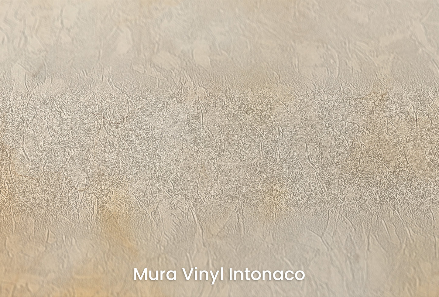 Zbliżenie na artystyczną fototapetę o nazwie GOLDEN HAZE DREAMSCAPE na podłożu Mura Vinyl Intonaco - struktura tartego tynku.