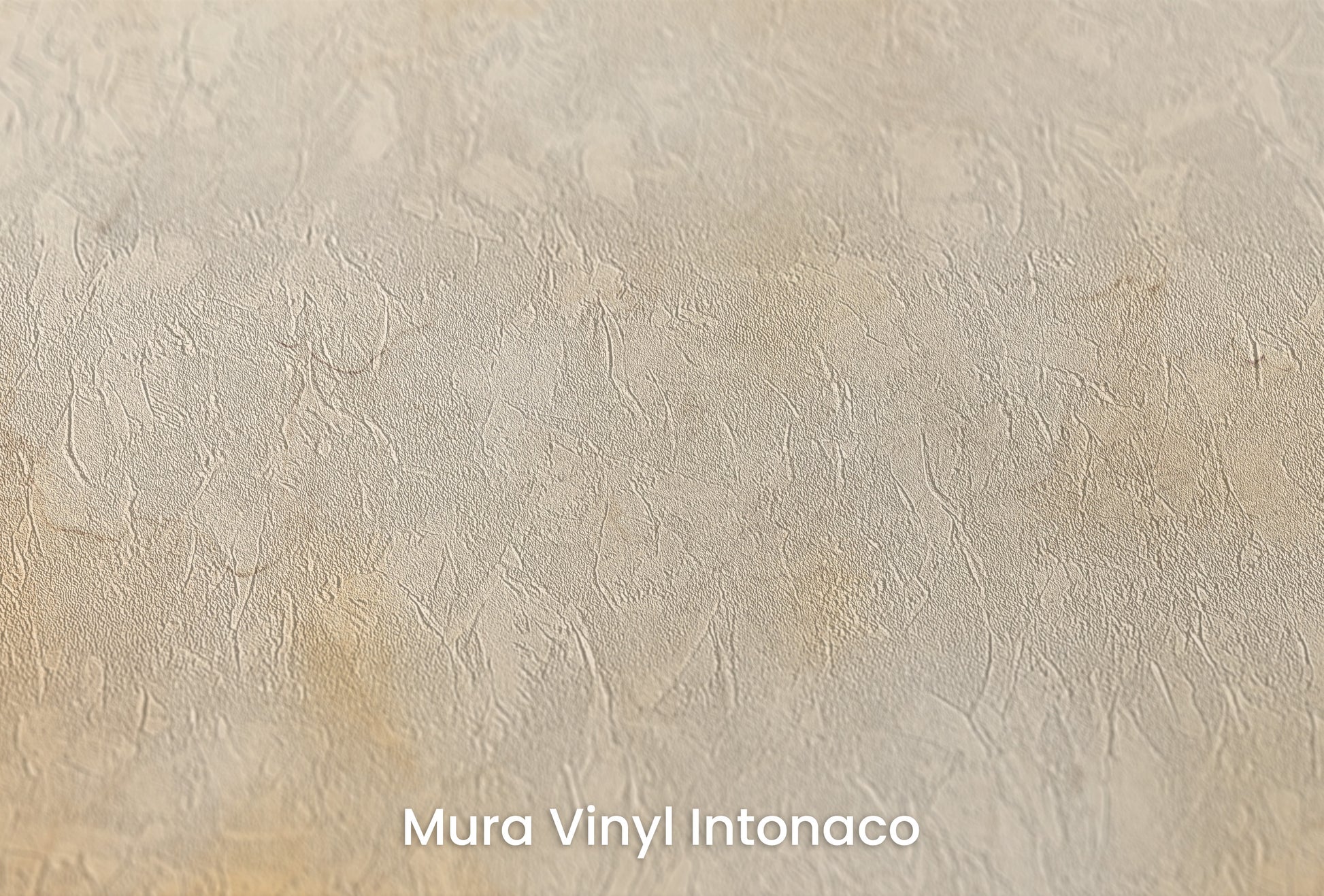 Zbliżenie na artystyczną fototapetę o nazwie GOLDEN HAZE DREAMSCAPE na podłożu Mura Vinyl Intonaco - struktura tartego tynku.