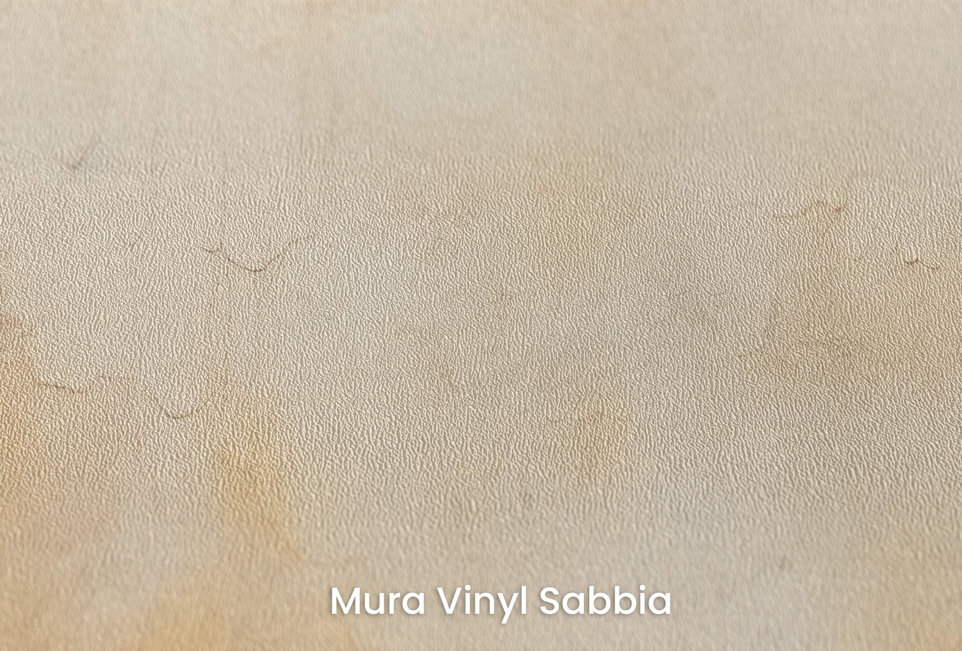 Zbliżenie na artystyczną fototapetę o nazwie GOLDEN HAZE DREAMSCAPE na podłożu Mura Vinyl Sabbia struktura grubego ziarna piasku.