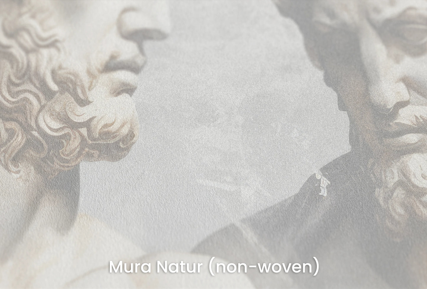 Zbliżenie na artystyczną fototapetę o nazwie Majesty of Thought na podłożu Mura Natur (non-woven) - naturalne i ekologiczne podłoże.