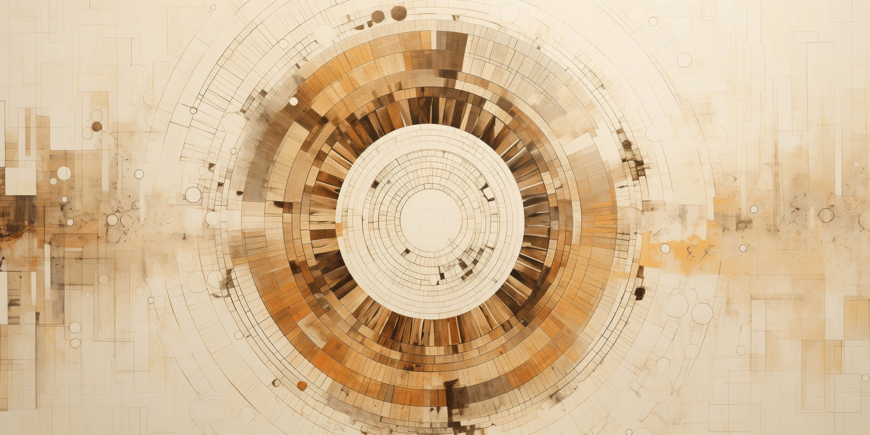 Mustervorschau: Prezentacja całego wzoru fototapety o nazwie ARCHITECTURAL ORBITAL DESIGN