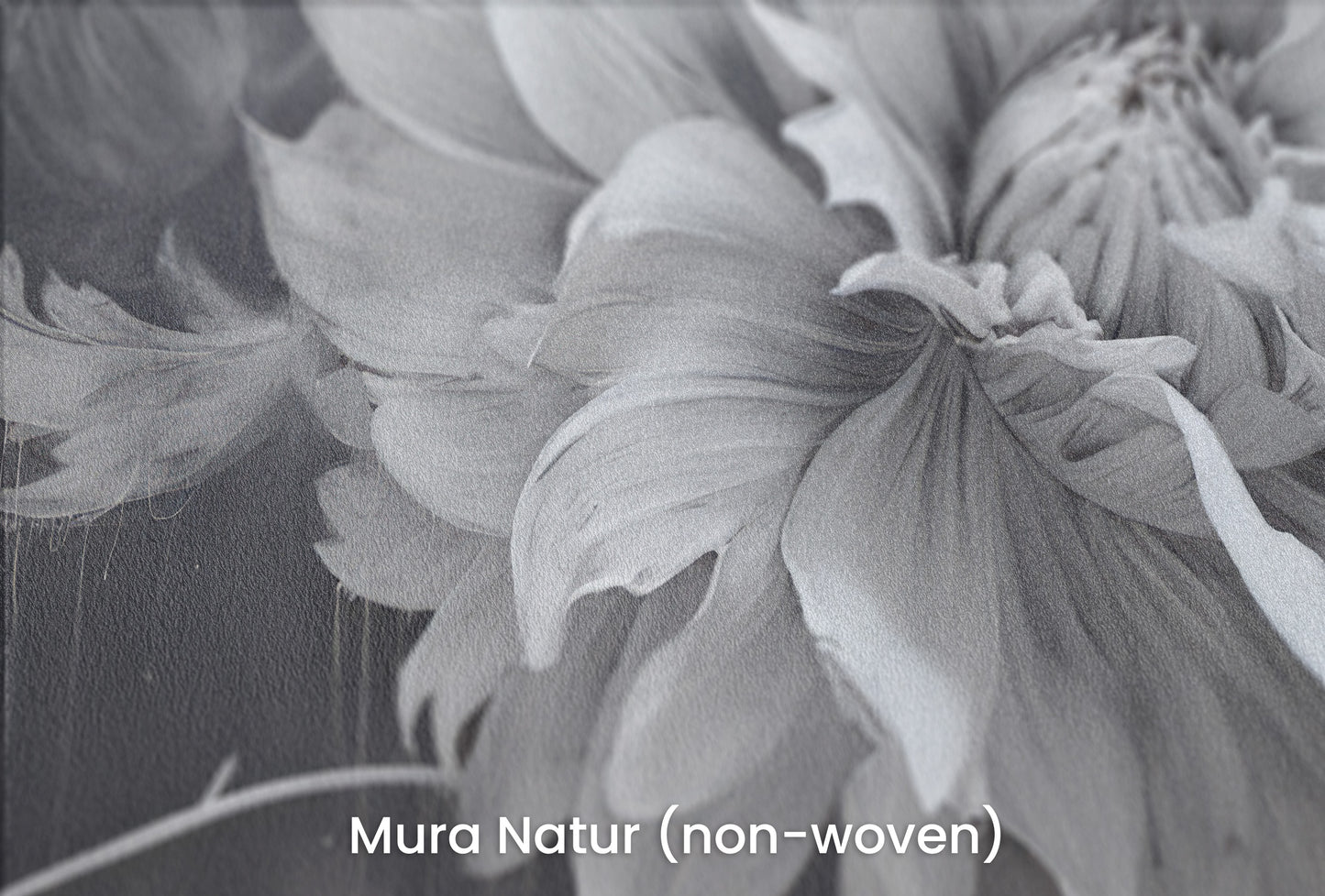 Zbliżenie na artystyczną fototapetę o nazwie TWILIGHT FLORAL FANTASY na podłożu Mura Natur (non-woven) - naturalne i ekologiczne podłoże.