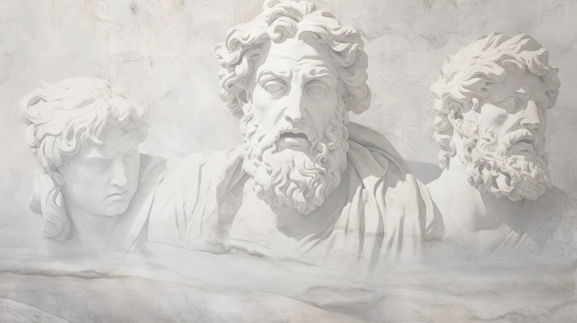 Prezentacja całego wzoru fototapety o nazwie Grecian Introspection