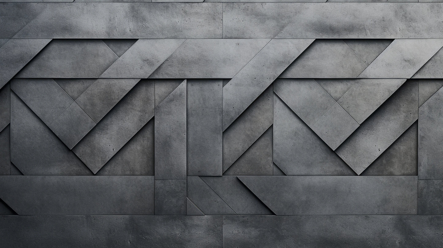 Prezentacja całego wzoru fototapety o nazwie Concrete Labyrinth