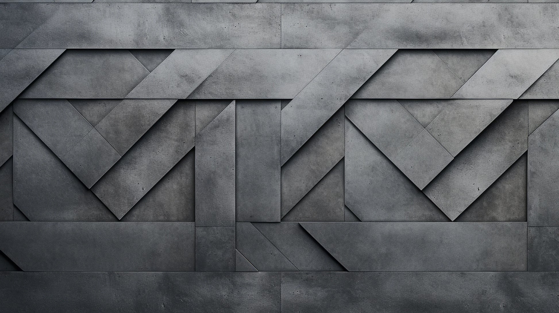Prezentacja całego wzoru fototapety o nazwie Concrete Labyrinth