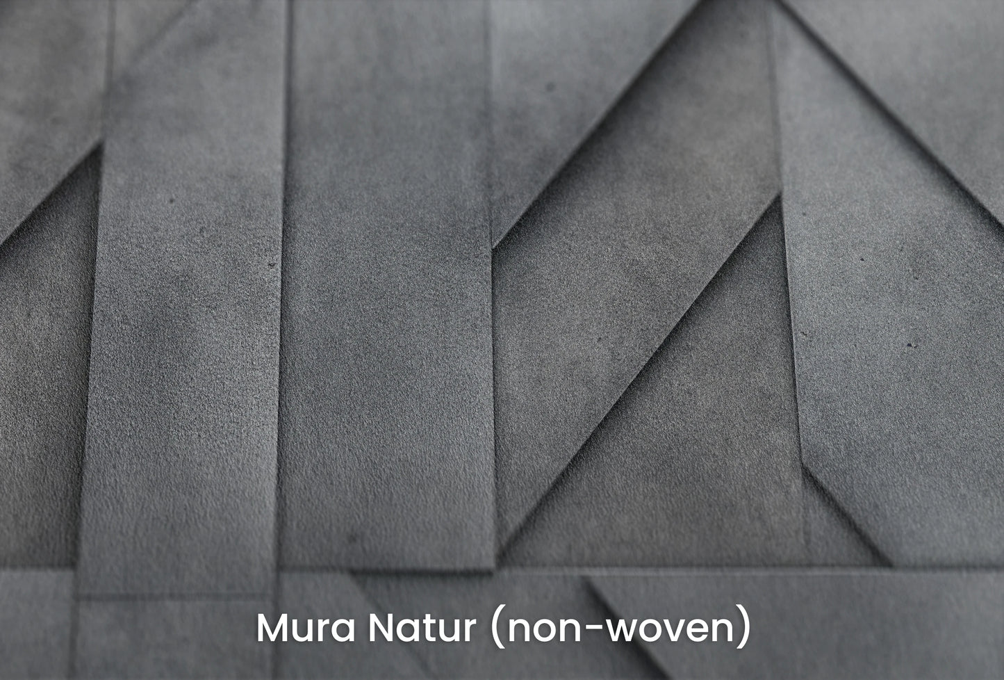 Zbliżenie na artystyczną fototapetę o nazwie Concrete Labyrinth na podłożu Mura Natur (non-woven) - naturalne i ekologiczne podłoże.