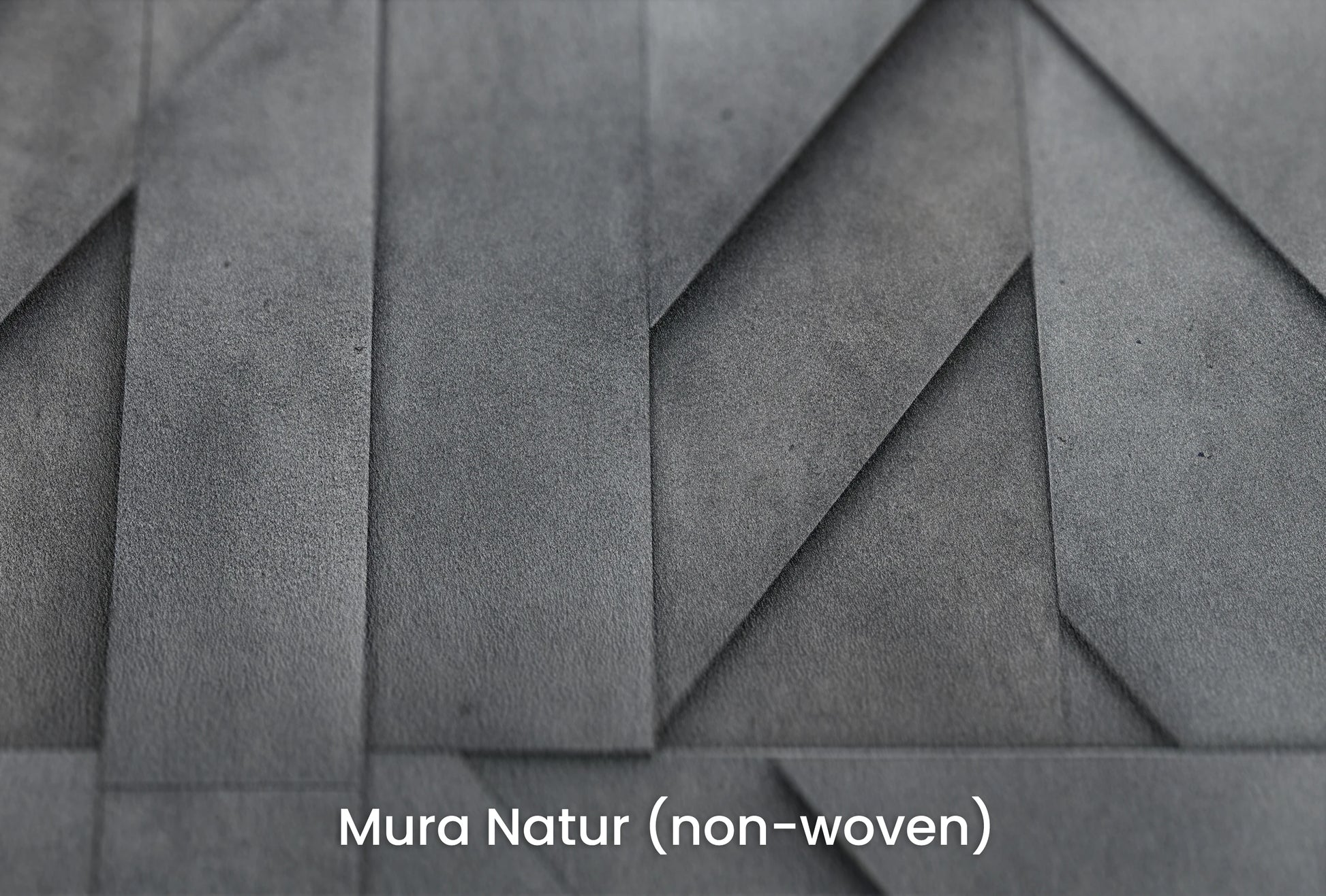 Zbliżenie na artystyczną fototapetę o nazwie Concrete Labyrinth na podłożu Mura Natur (non-woven) - naturalne i ekologiczne podłoże.