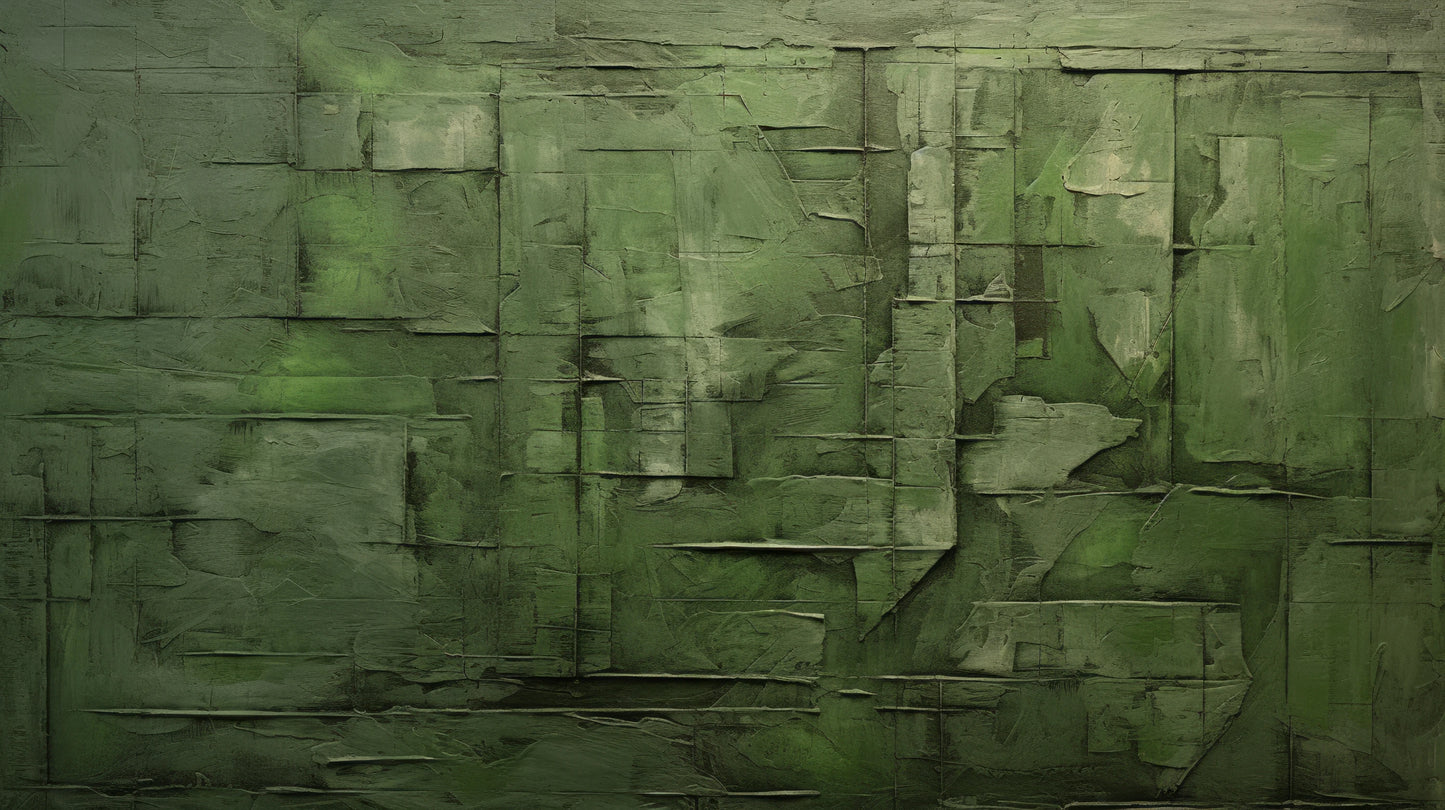 Prezentacja całego wzoru fototapety o nazwie Emerald Mosaic
