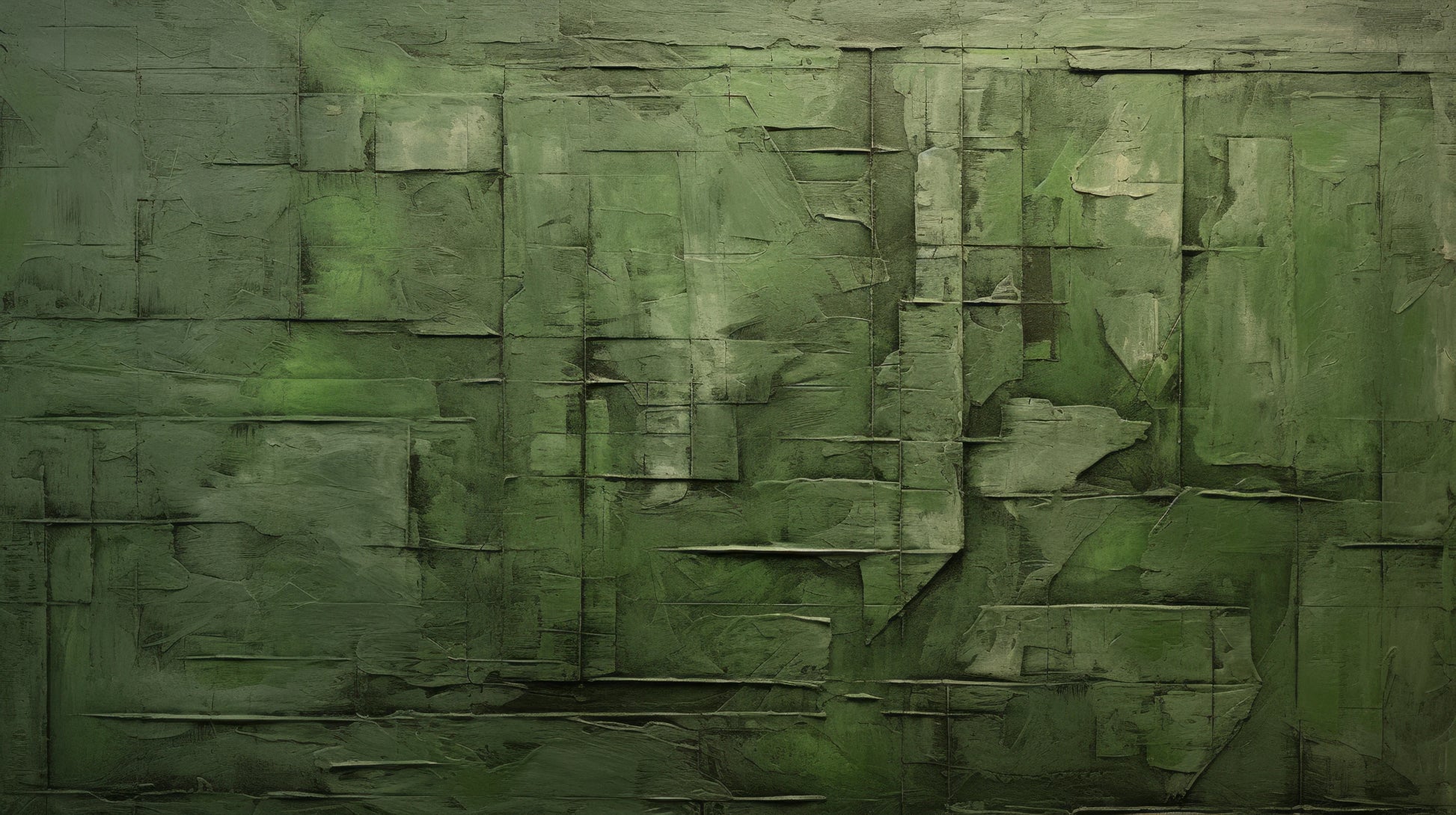 Prezentacja całego wzoru fototapety o nazwie Emerald Mosaic