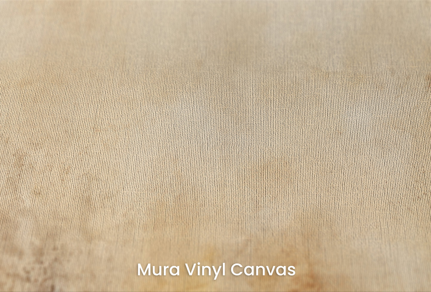 Zbliżenie na artystyczną fototapetę o nazwie AMBIENT OCHRE MIST na podłożu Mura Vinyl Canvas - faktura naturalnego płótna.
