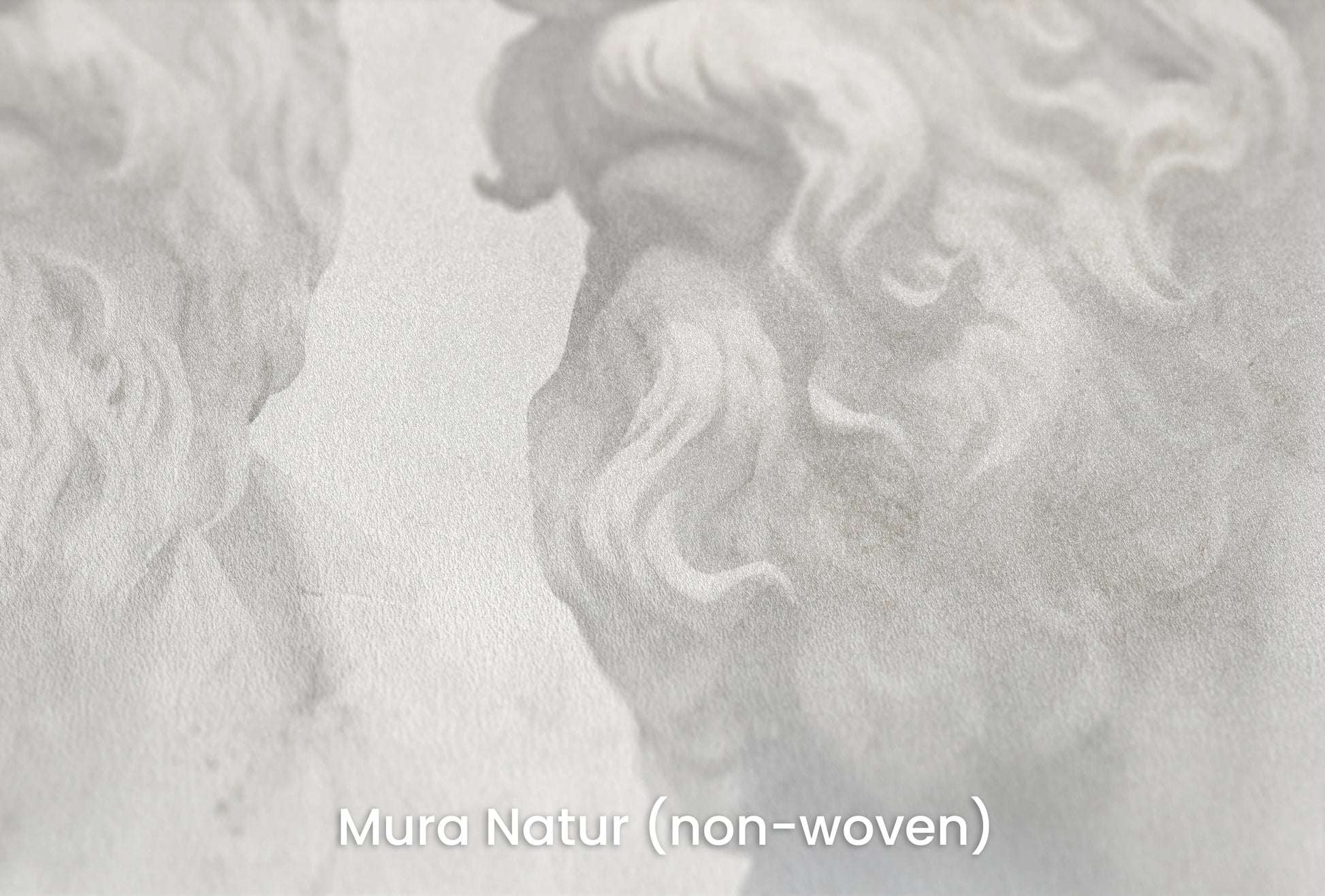 Zbliżenie na artystyczną fototapetę o nazwie Echoes of Wisdom na podłożu Mura Natur (non-woven) - naturalne i ekologiczne podłoże.