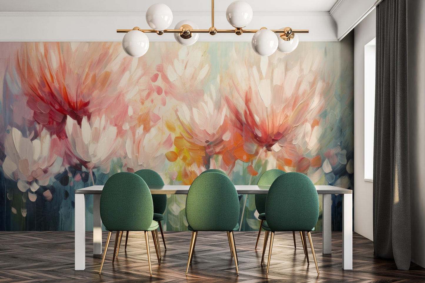 Fototapeta o nazwie Floral Burst użyta w aranzacji wnętrza.
