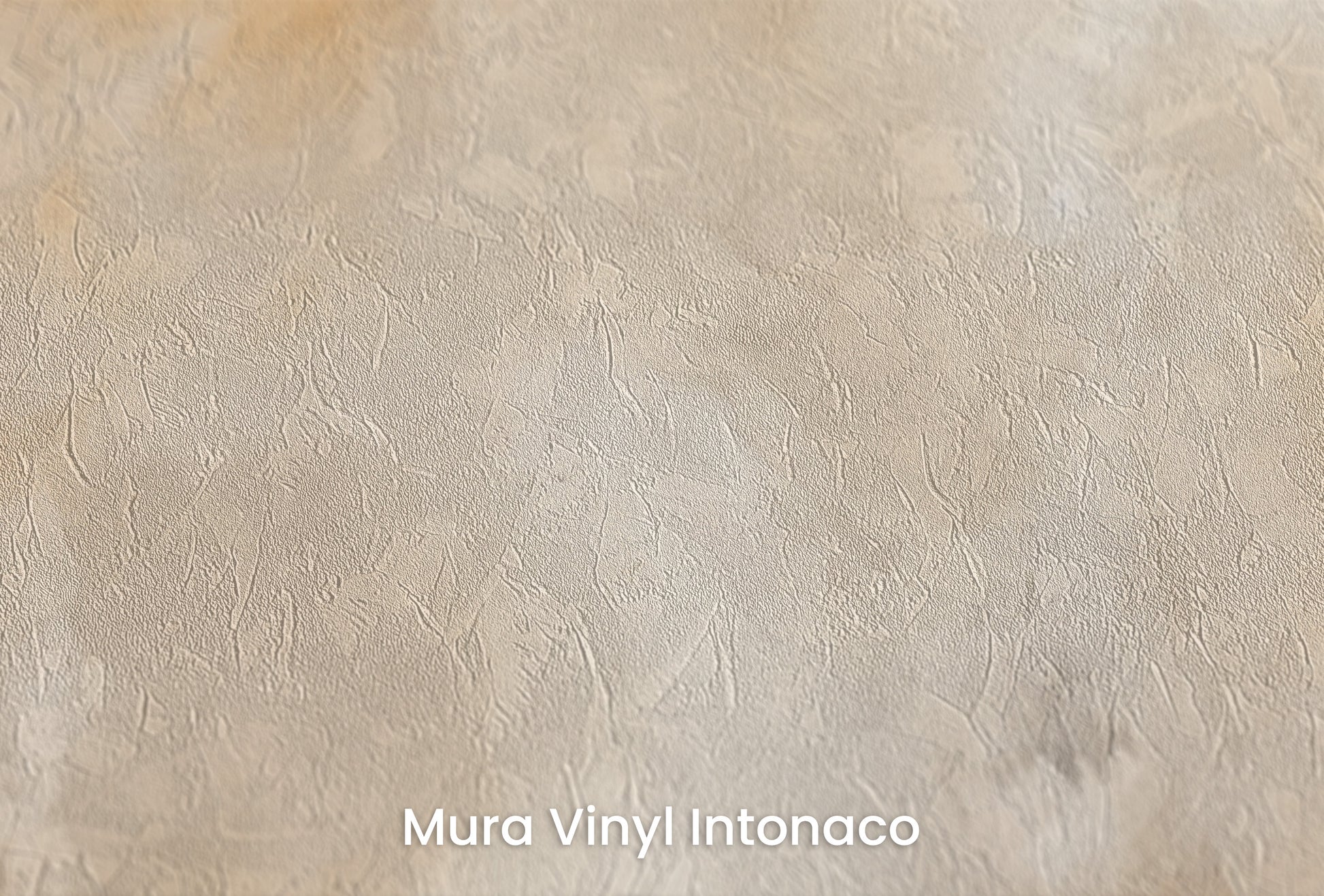 Zbliżenie na artystyczną fototapetę o nazwie AURORA SMOKE CASCADE na podłożu Mura Vinyl Intonaco - struktura tartego tynku.