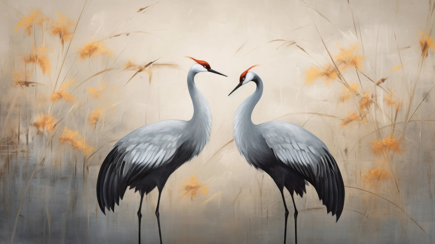 Prezentacja całego wzoru fototapety o nazwie Harmony in Gold