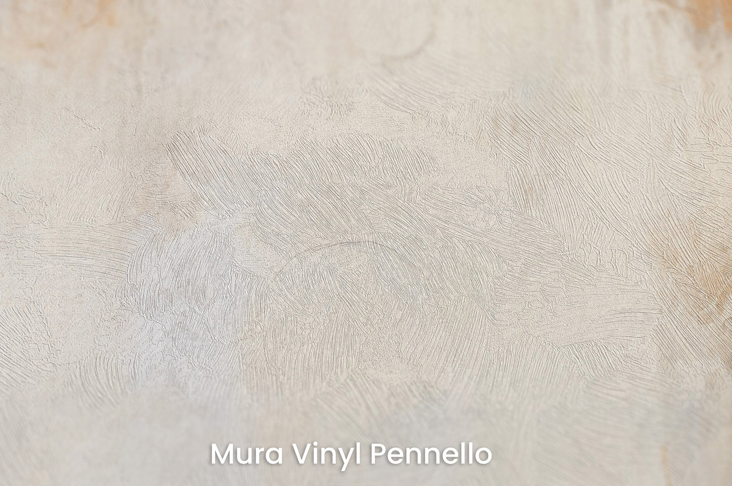 Zbliżenie na artystyczną fototapetę o nazwie ETHEREAL ECHOES ARTISTRY na podłożu Mura Vinyl Pennello - faktura pociągnięć pędzla malarskiego.