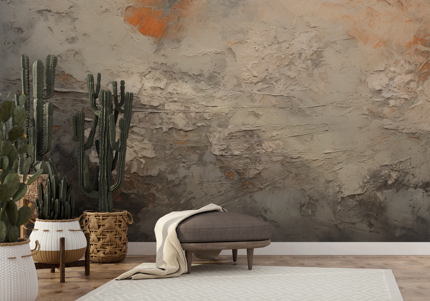 Fototapeta artystyczna o nazwie Mercury's Veins pokazana w aranżacji wnętrza.