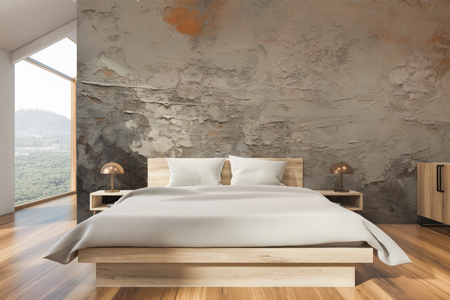 Wzór fototapety o nazwie Mercury's Veins pokazanej w kontekście pomieszczenia.