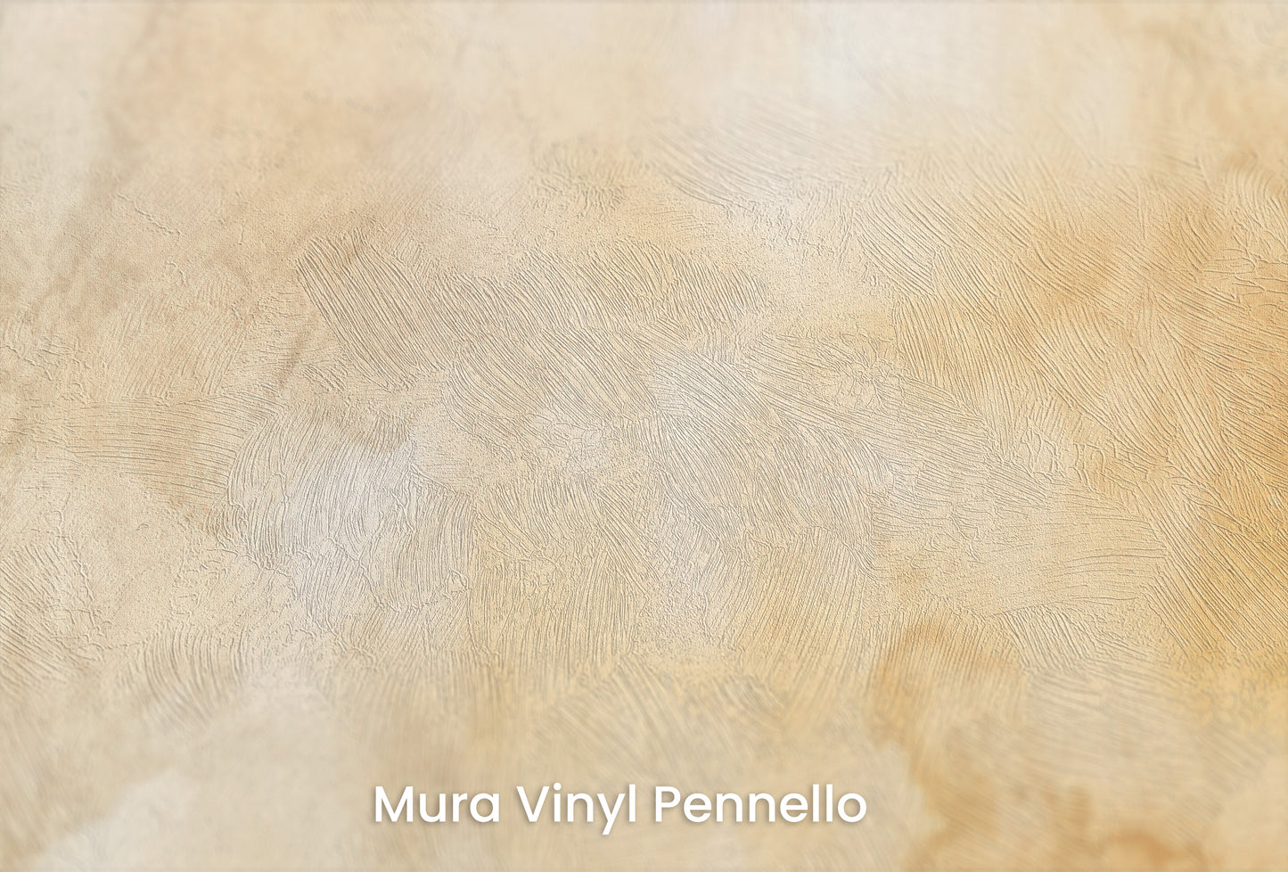 Zbliżenie na artystyczną fototapetę o nazwie CELESTIAL DAWN MURAL na podłożu Mura Vinyl Pennello - faktura pociągnięć pędzla malarskiego.